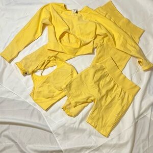 Yellow Activewear Set